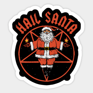 Hail Santa Sticker